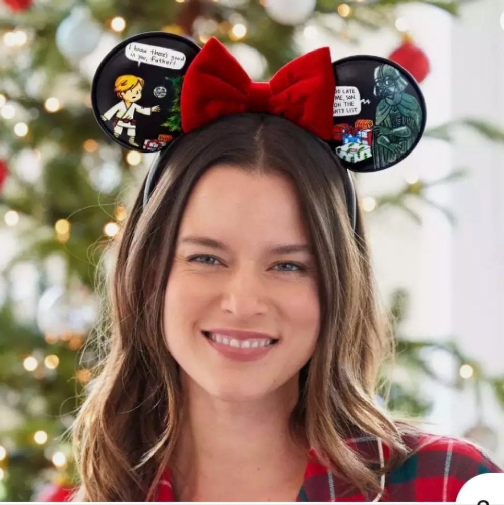 Disney Parks Star Wars holiday Luke and Darth ears